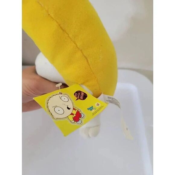 2004 Family Guy Brian Griffin Dog 9” Banana Peanut Butter Jelly Time Plush Toy, - Picture 5 of 5